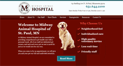 Desktop Screenshot of midwayanimalhospital.com